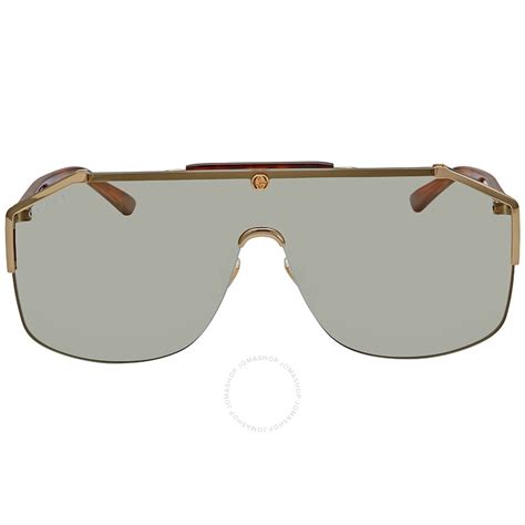 Gucci Bronze Geometric Men's Sunglasses GG0291S 